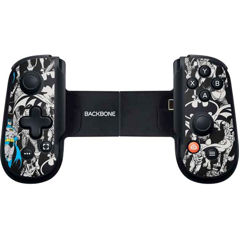 DC Comics Batman Characters Action Poses Print Backbone One for iPhone Game Controller Skin